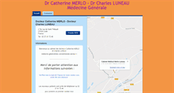 Desktop Screenshot of docteurmerlo-luneau.fr